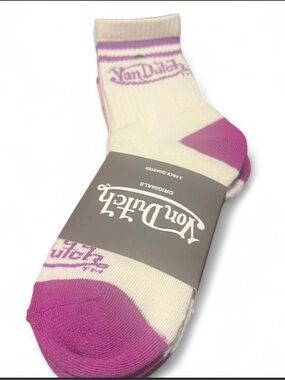 Von Dutch Y2K Retro Logo Crew Socks 3-Pack
